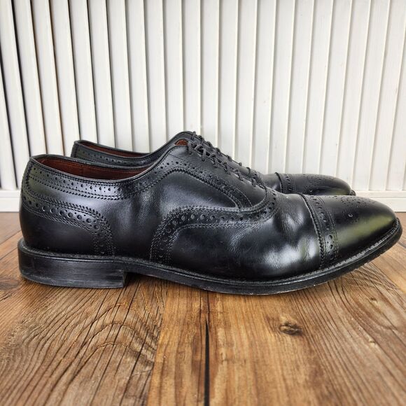 Allen Edmonds Strand Mens Sz 12 D Back Leather Cap Toe Oxfords Shoes Made In USA main image 9